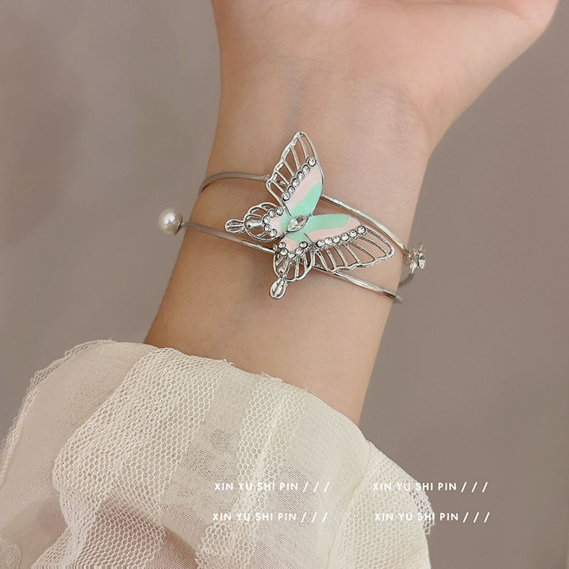 Wholesale Colorful butterfly bracelet