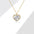 Wholesale  Zircon Love 925 Silver Necklace  Heart-shaped Clavicle Chain