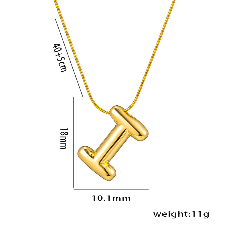 Wholesale Stainless Steel English Letter Necklace ACC-NE-KuCai014