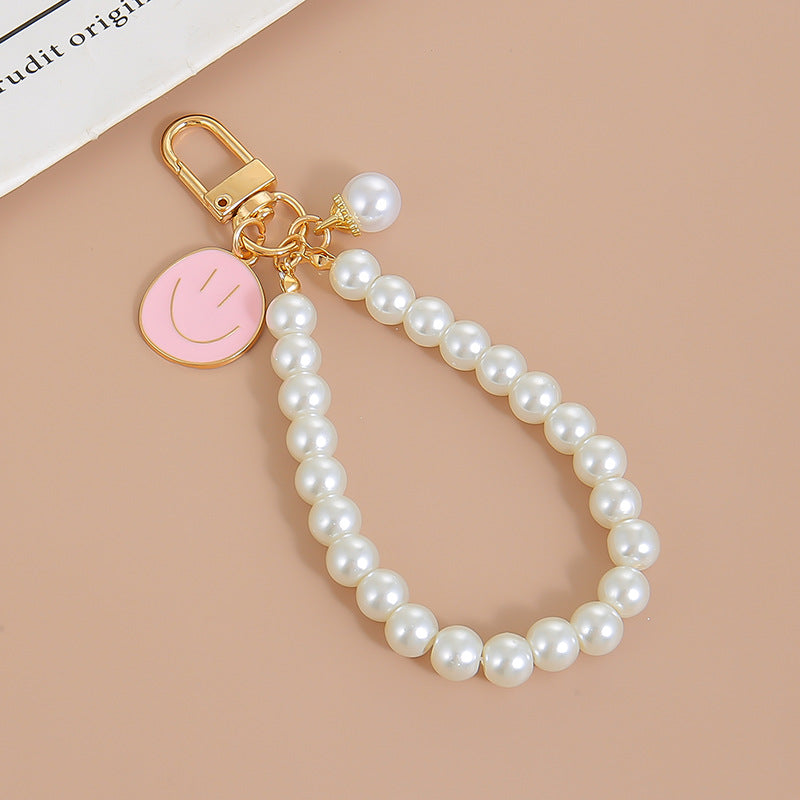 Wholesale Colorful Smiley Face Alloy Keychain - Irregular Expression Bag Charm,  Trendy Accessory