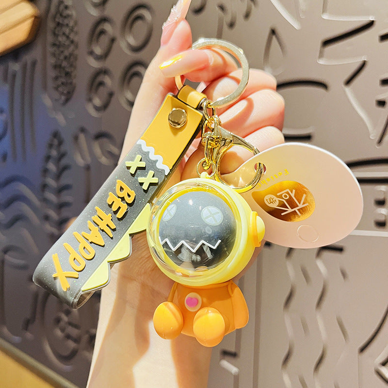 Wholesale Cartoon Creative Little Dinosaur Astronaut Car Keychains Cute Keychain ACC-KC-HangLi007