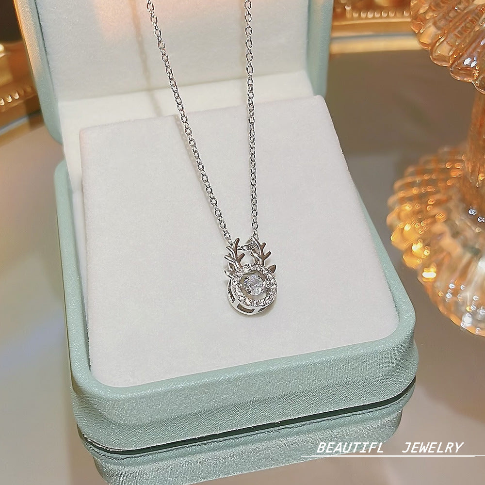 Wholesale Titanium Steel Clavicle Chain Choker Necklace ACC-NE-Xiyue004