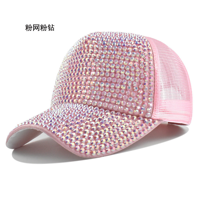Wholesale  rhinestone baseball cap  protection hat baseball cap