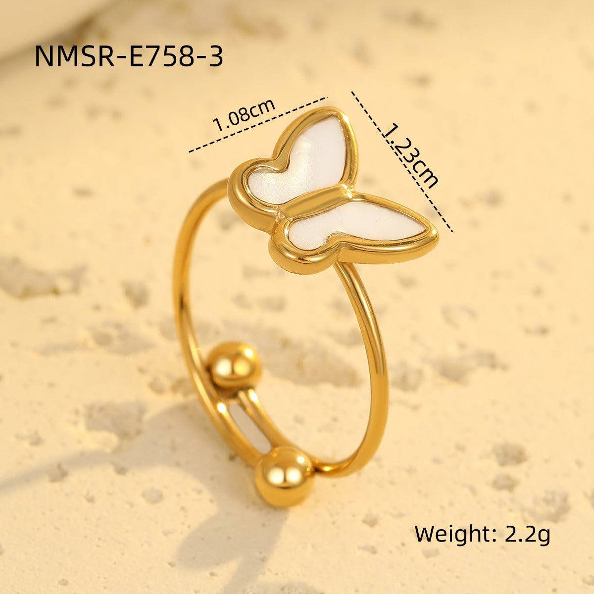 Wholesale Light Luxury Shell &  Butterfly Jewelry Set