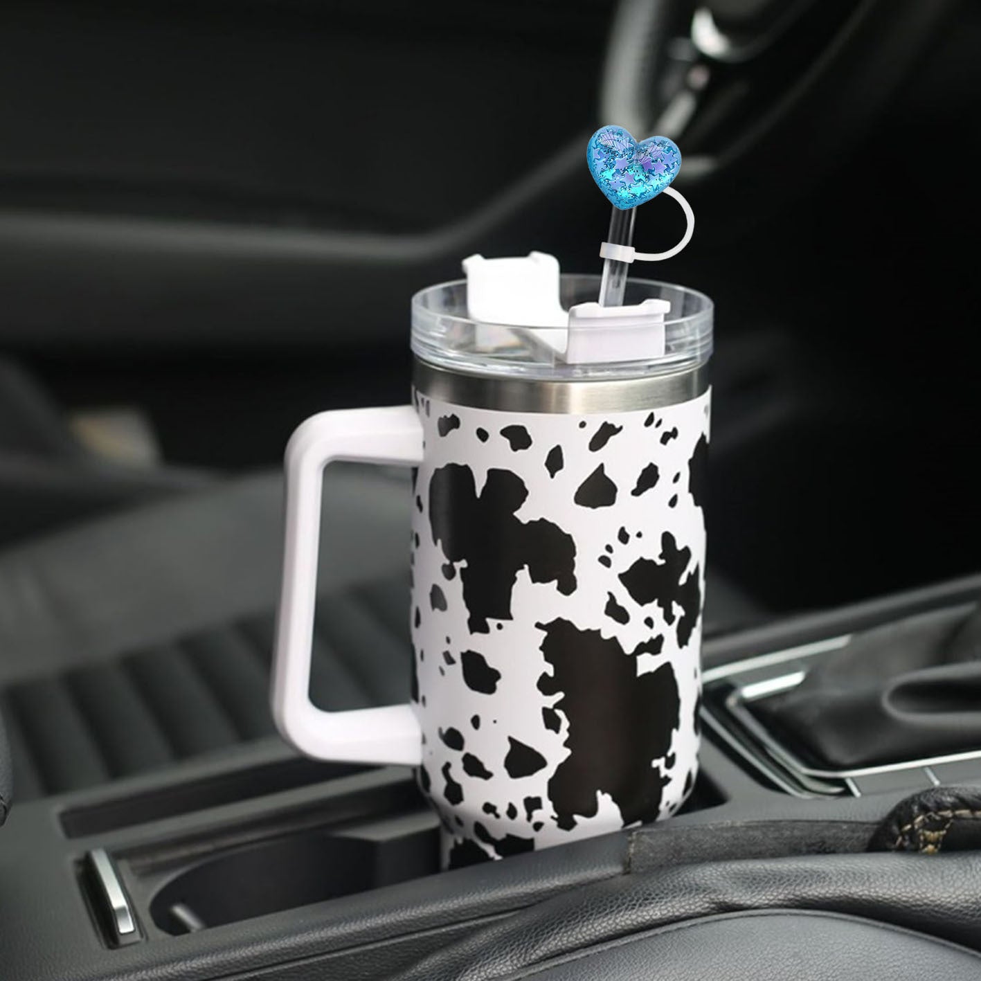 Wholesale 10pcs Five-pointed star sequins Straw Cover Straw Tube Cap