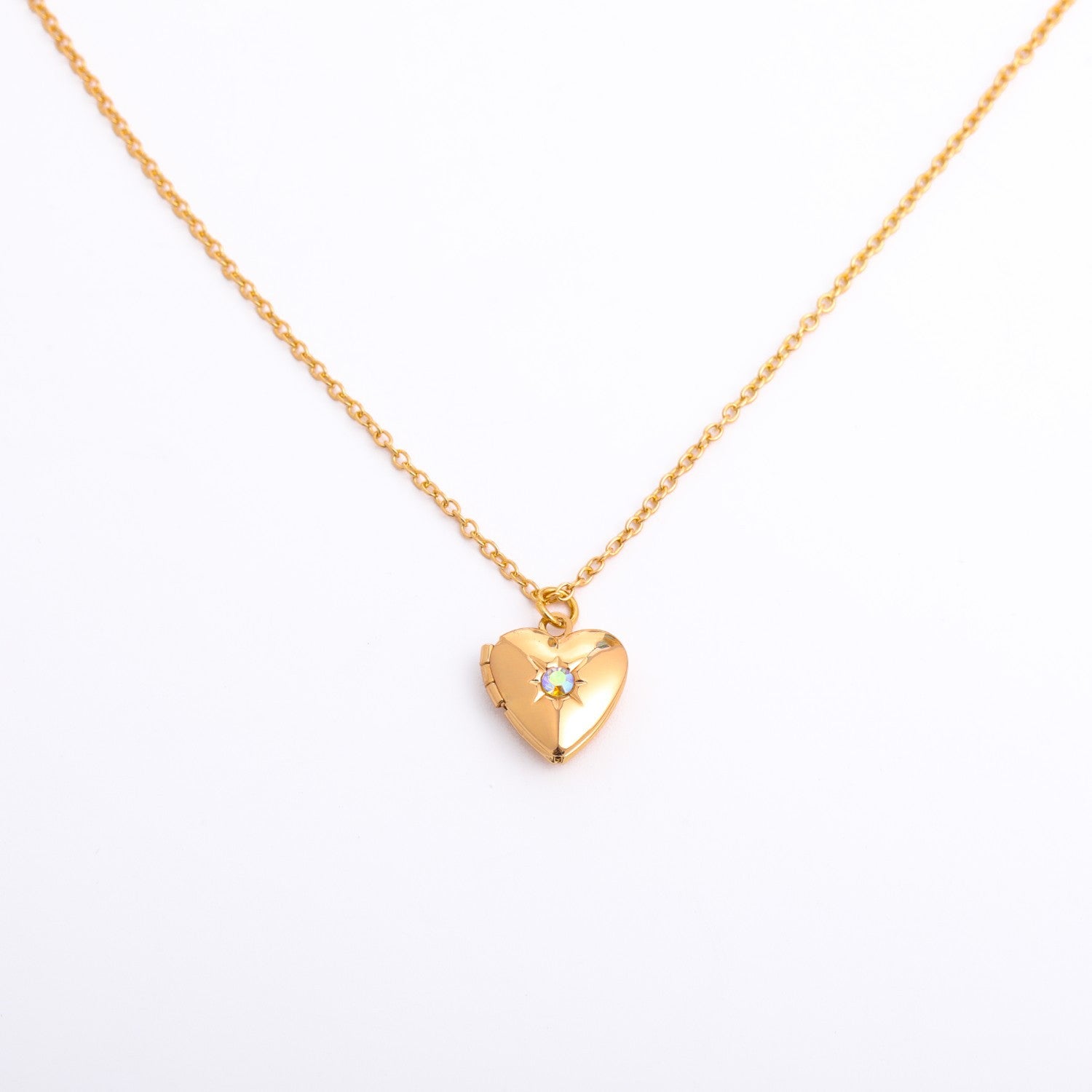Wholesale December Birthstone December Birthstone Heart Shape Necklace Mother's Day ACC-NE-Jipei015