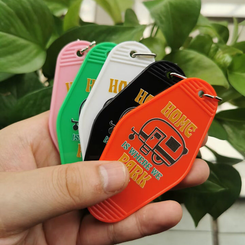 Wholesale Motel Camping Gift RV Keychain ACC-KC-MeiXin009