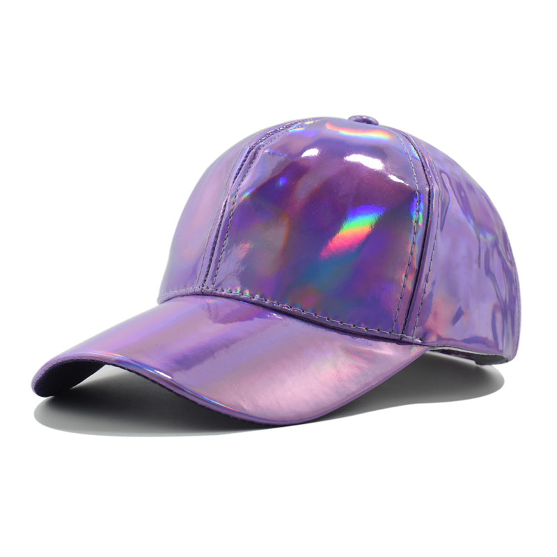 Wholesale PU Leather Hat Colorful Baseball Cap ACC-HT-Xiny009