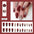 Wholesale 24 Pieces/box Gold Powder Wine Red Nails Kits Nail Stickers