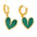 Wholesale Valentine's Day resin love heart-shaped earrings