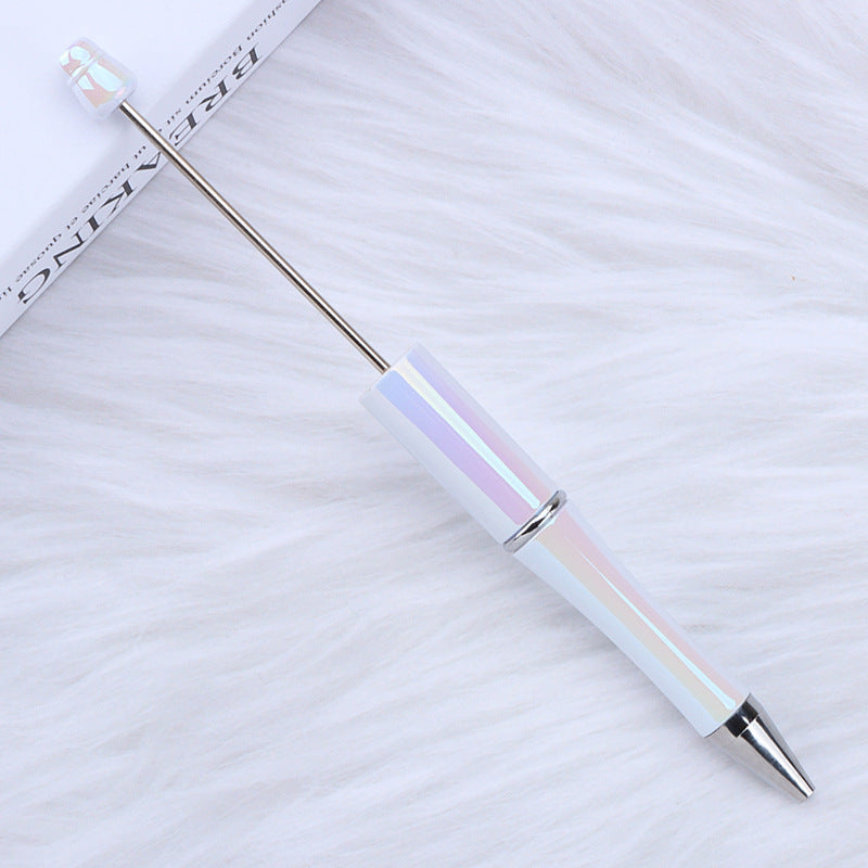 Wholesale 10pcs Beadable Pens Colorful UV Electroplating Colorful DIY Bead Pens ACC-PN-JinBN020