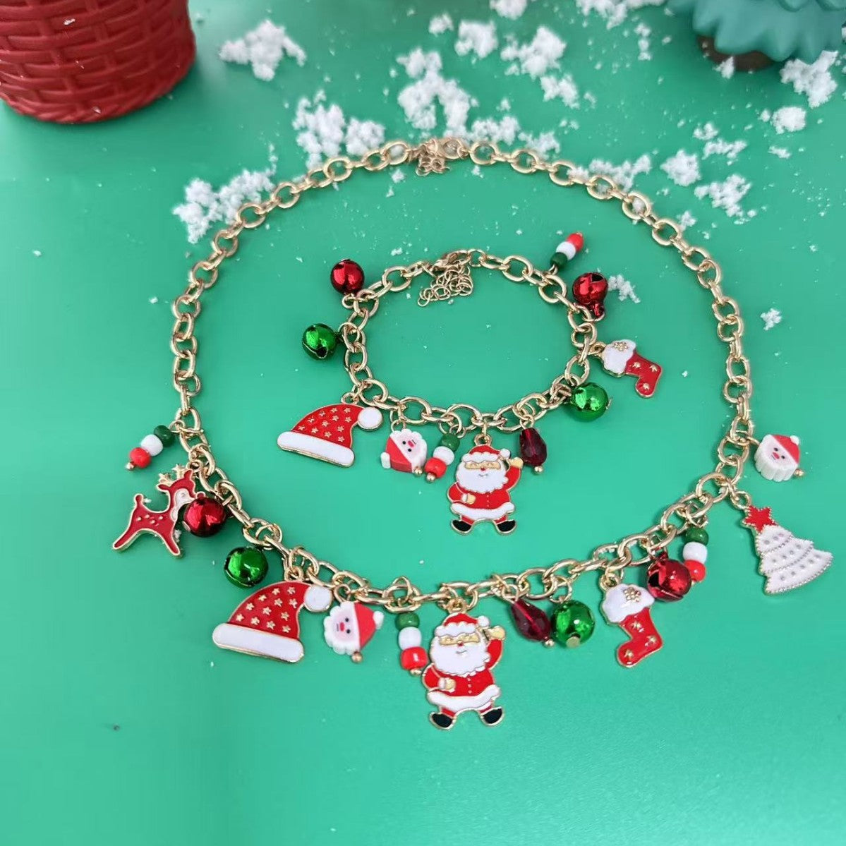 Wholesale Christmas Element Necklace