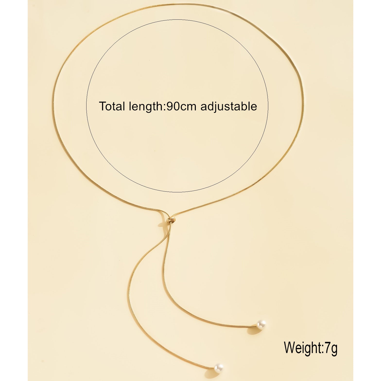 Wholesale long tassel pull-out adjustable necklace