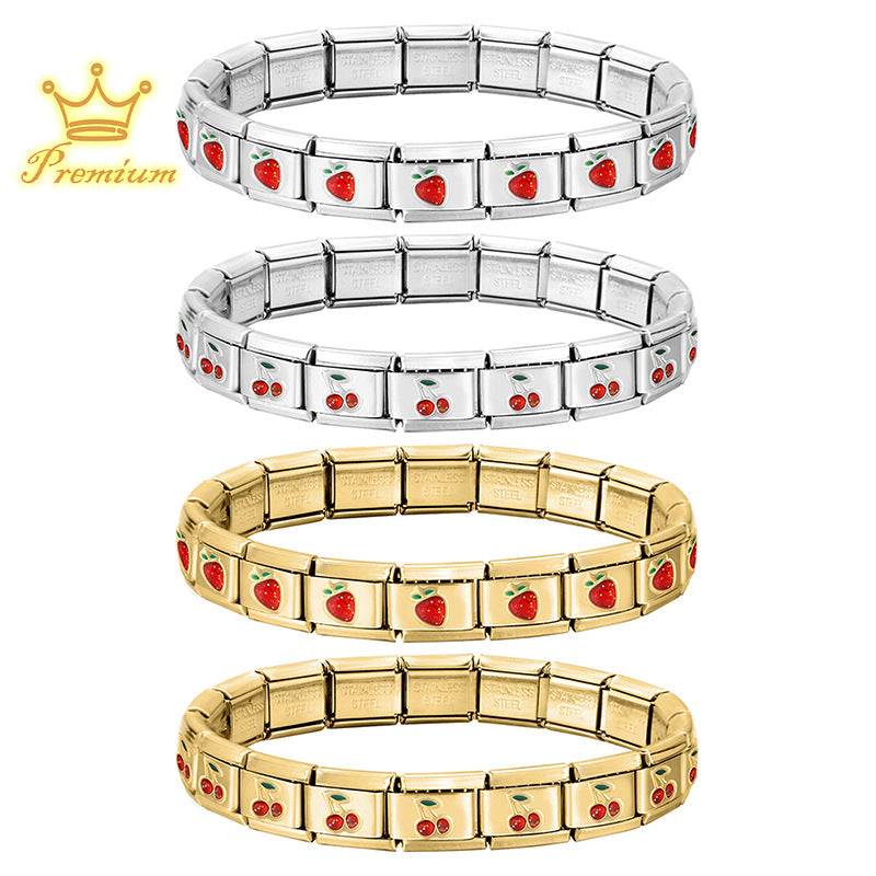 Wholesale Simple Retro Stainless Steel DIY Bracelet Jewelry Accessory