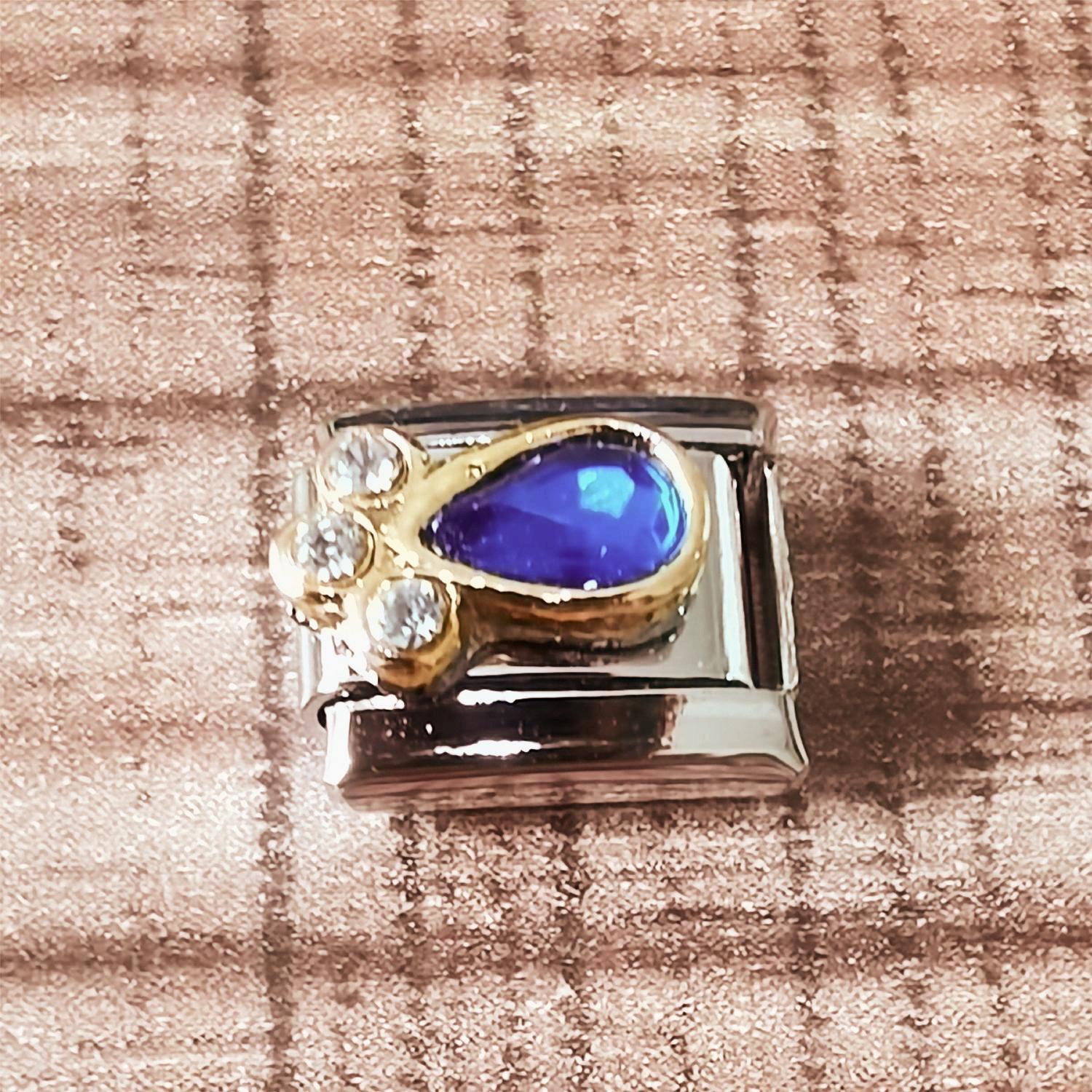 Wholesale Italian Charm Bracelet 9mm DIY Spliced Removable Stainless Steel Gem Composable Bracelet ACC-BT-XY028