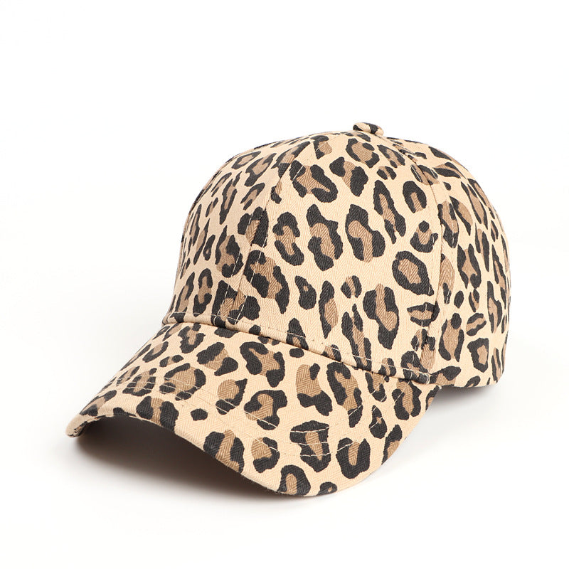 Wholesale Cartoon Cow Print Leopard Print Curved Brim Baseball Cap ACC-HT-LueLan022