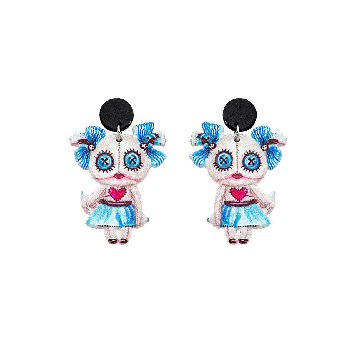 Wholesale Acrylic  Muppet Doll Earrings