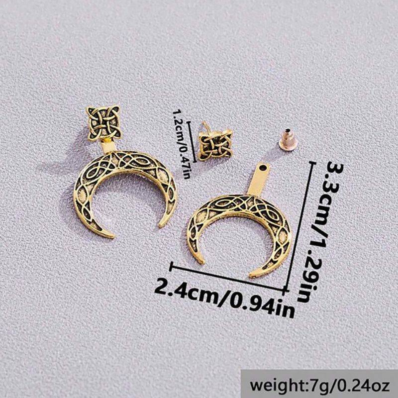 Wholesale Retro Creative  Moon Fashion  Earring