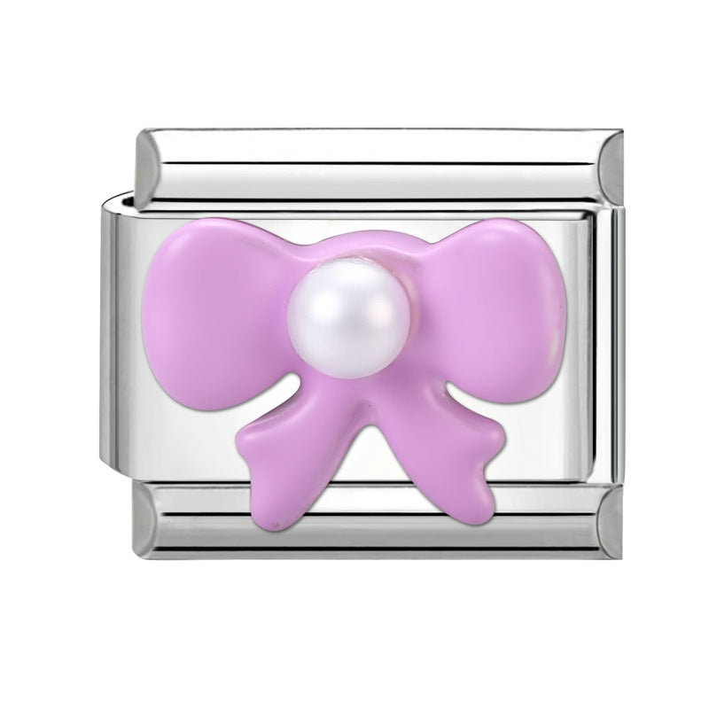 Wholesale Italian Charm Bracelet 9mm DIY Splicing Cute Creative Stainless Steel Composable Bracelet