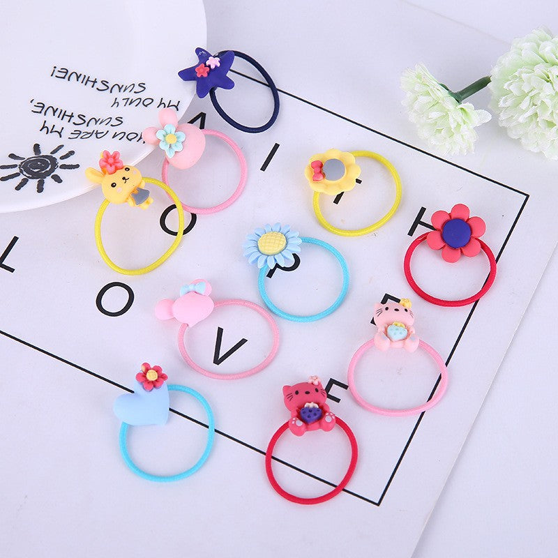 Wholesale cat cute cartoon princess hair tie