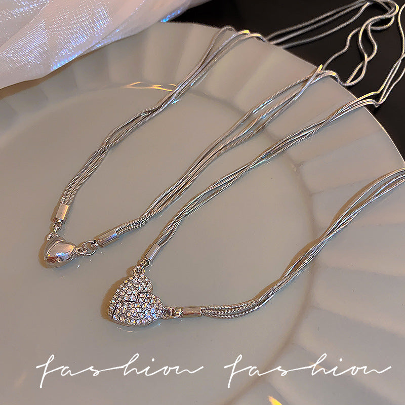 Wholesale Love Magnetic Titanium Steel Necklace