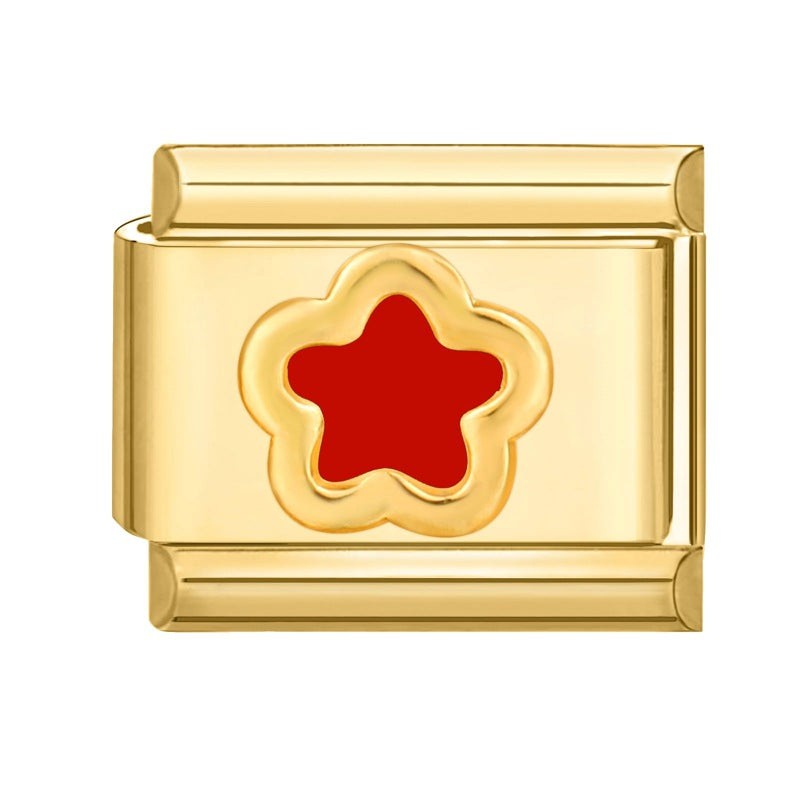 Wholesale Italian Charm Bracelet 9mm DIY Splicing Creative Pattern Stainless Steel Composable Bracelet