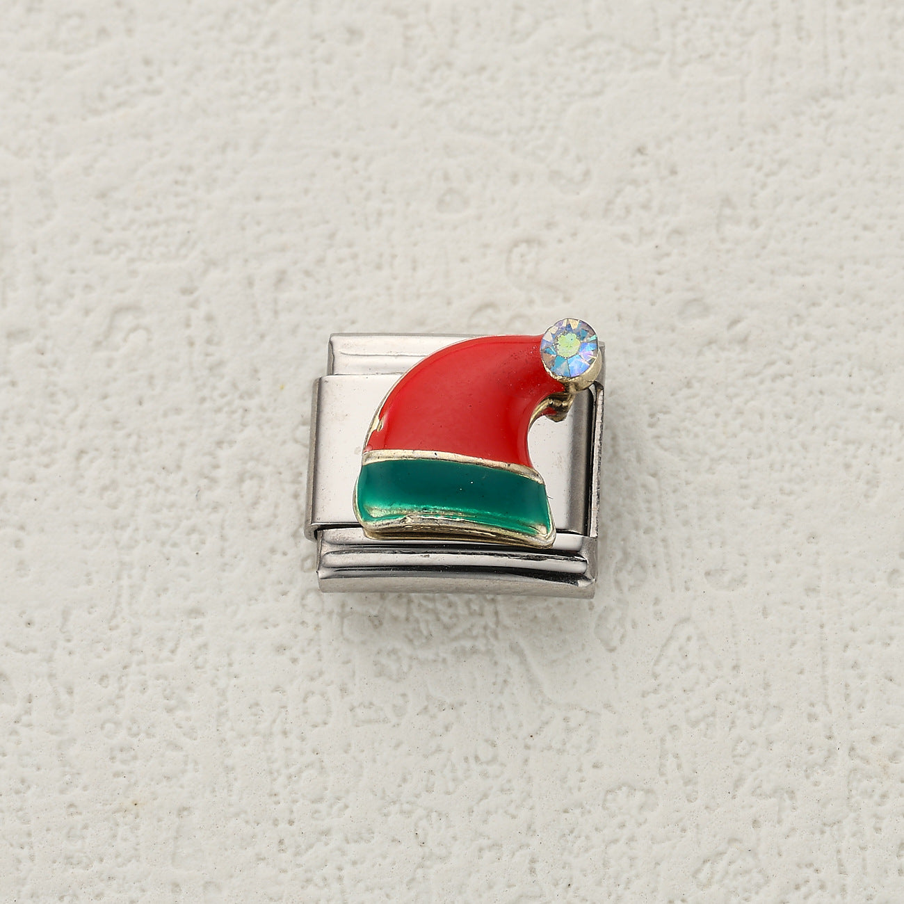 Wholesale 10pcs Italian Charm Bracelet 9mm DIY Splicing Christmas Collection Stainless Steel Composable Bracelet