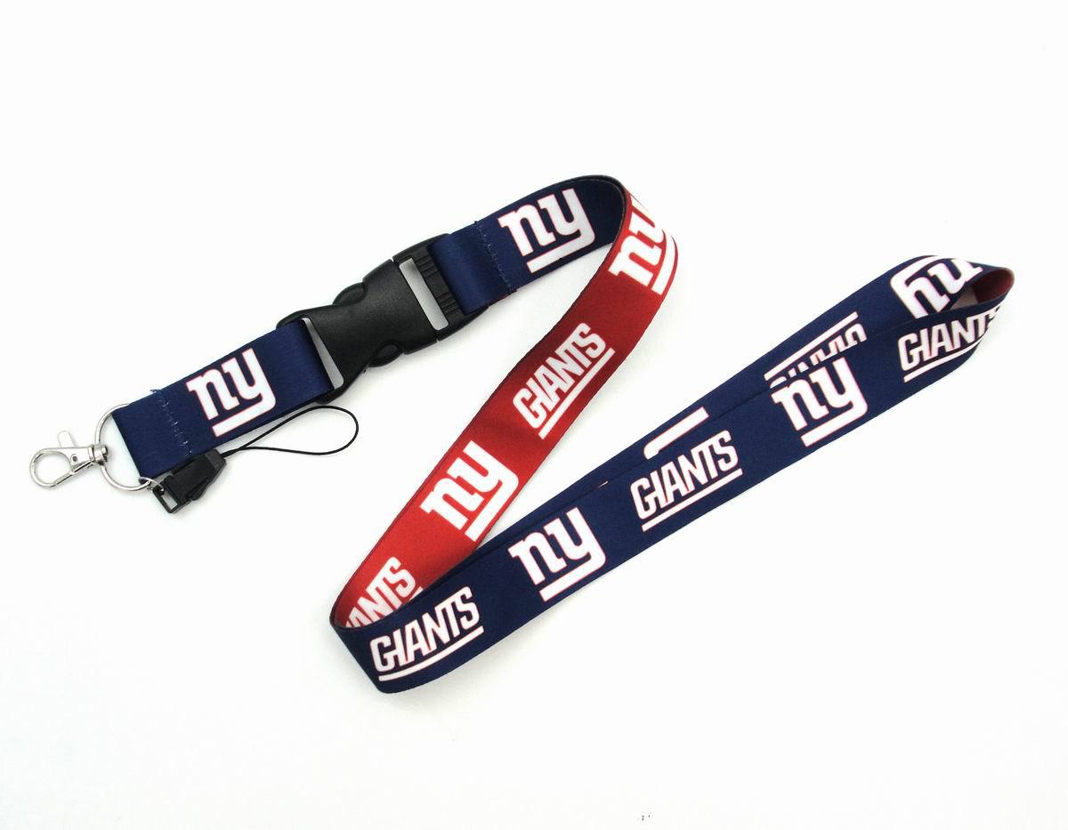 Wholesale Heat transfer football team Lanyard Keychain