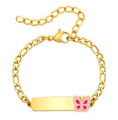 Wholesale Stainless Steel Gold Tone Resin Cute Bracelet For Women Kids Fashion Jewelry Accessory Everyday Casual Gift
