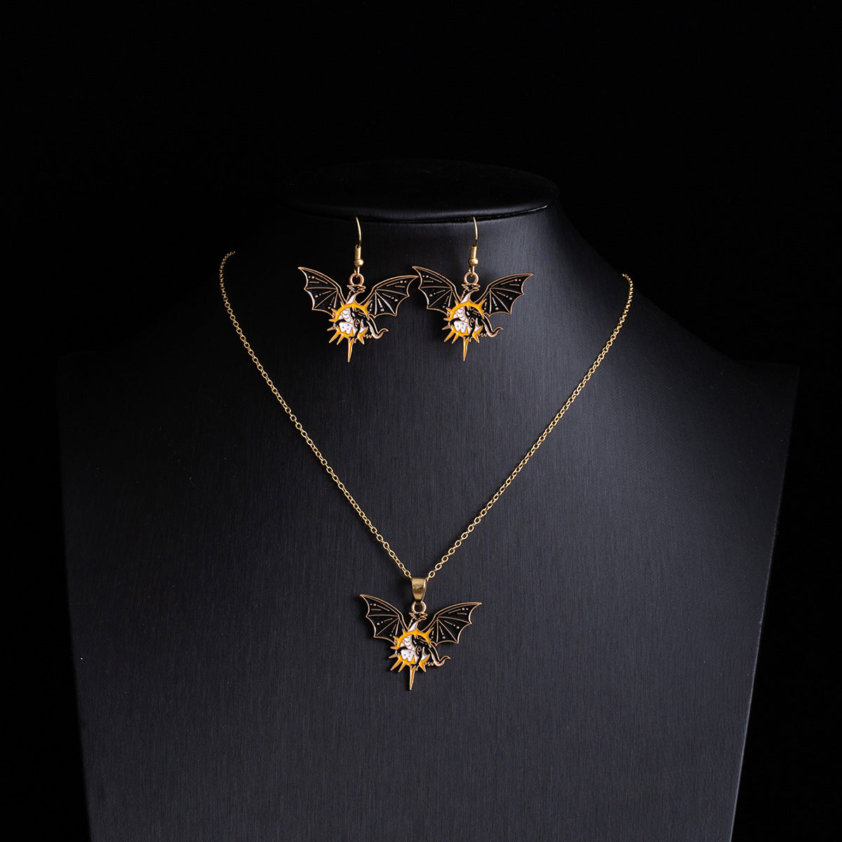 Wholesale Gothic  cartoon ghost earrings skull jewelry