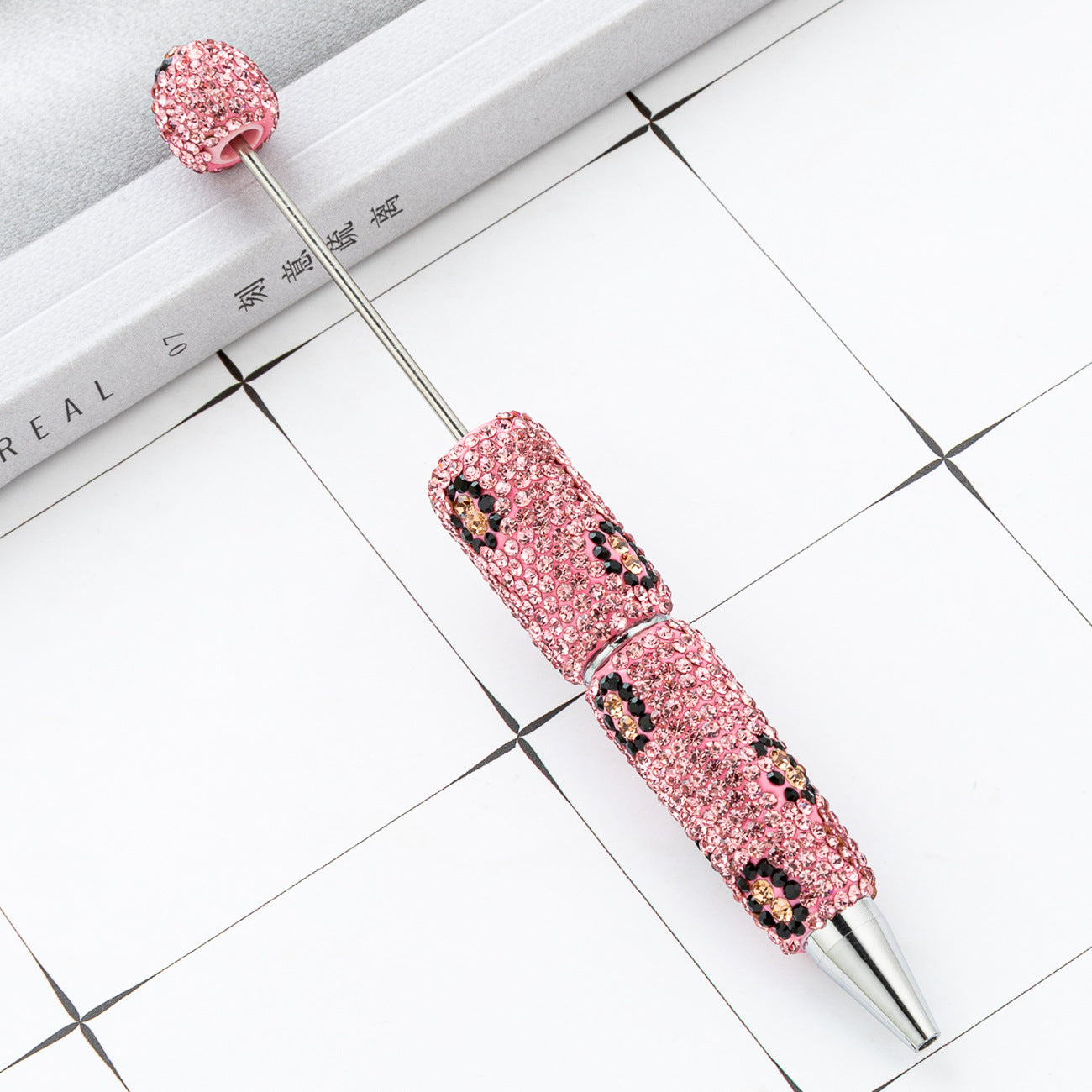 Wholesale Leopard Print Beadable Diamond Pens