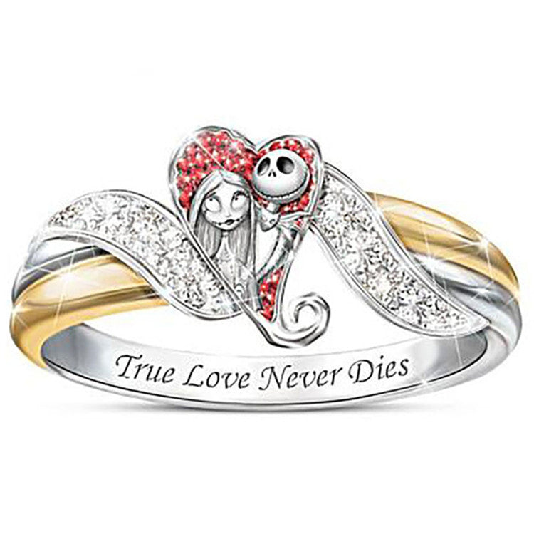 Wholesale True Love Forever Halloween Diamond Rings ACC-RS-Yudie001