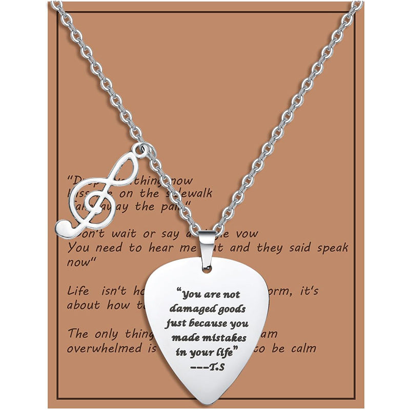 Wholesale Alloy Guitar  Necklace
