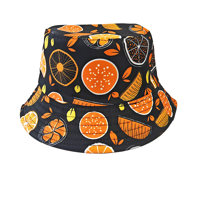 Wholesale Pastoral Print Reversible Bucket Hat,  Wide Brim Sun Protection Fashion Accessory for Outdoor,  Gift Boutique Resale