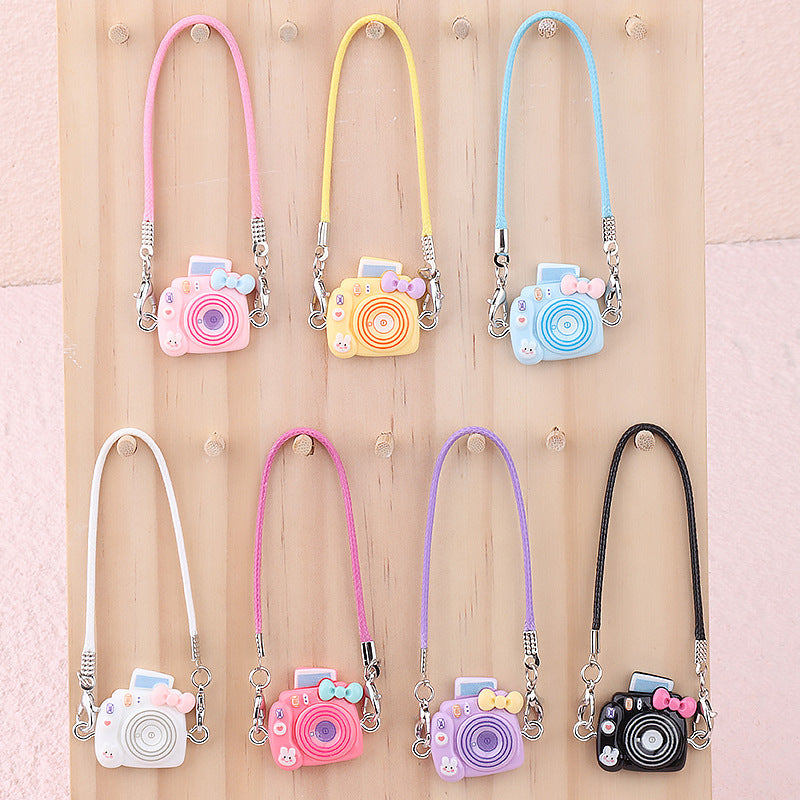 Wholesale Cute cartoon mini cartoon model small camera doll accessories
