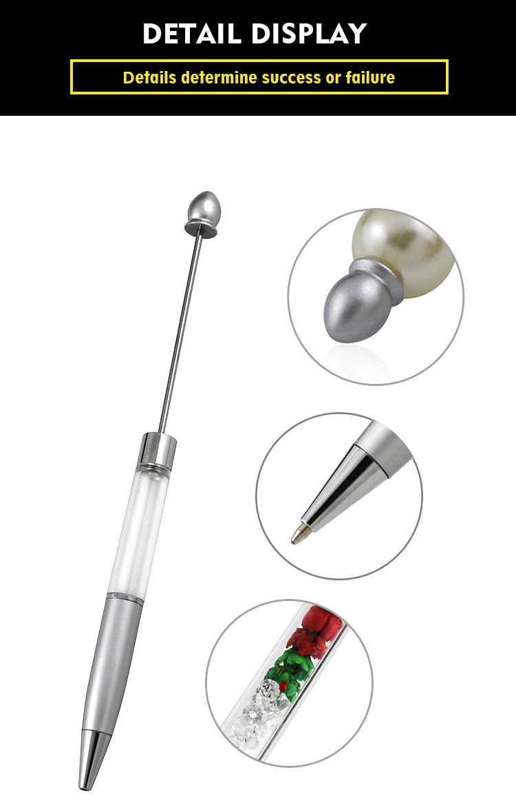 Stylo perlé en gros stylos à styles en métal vide