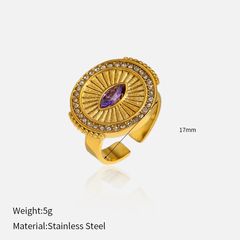 Wholesale  Stainless Steel Heart-Shaped Ring