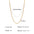 Wholesale Titanium Steel 18K plain chain necklace women O-chain clavicle chain accessories