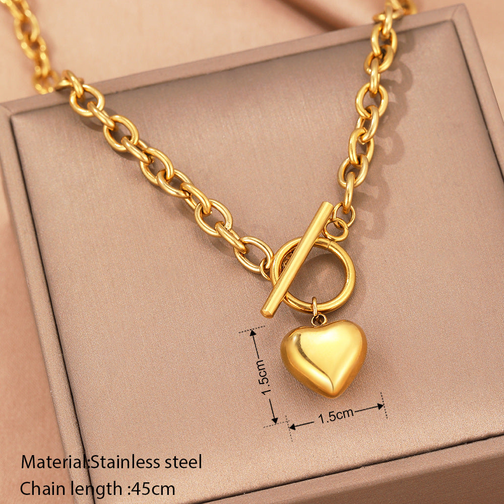 Wholesale love stainless steel necklace
