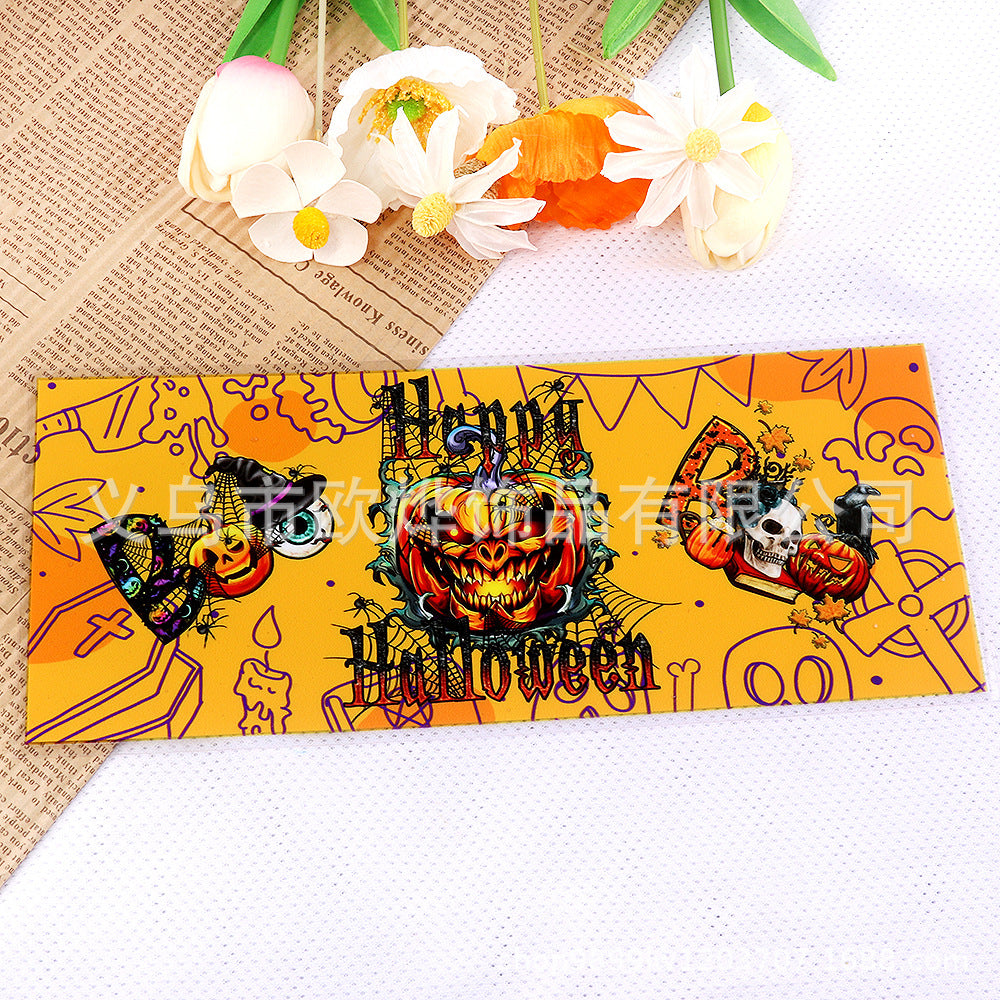 Wholesale Cartoon UV  16oz transfer stickers crystal stickers tear film leaving words crystal stickers glass stickers