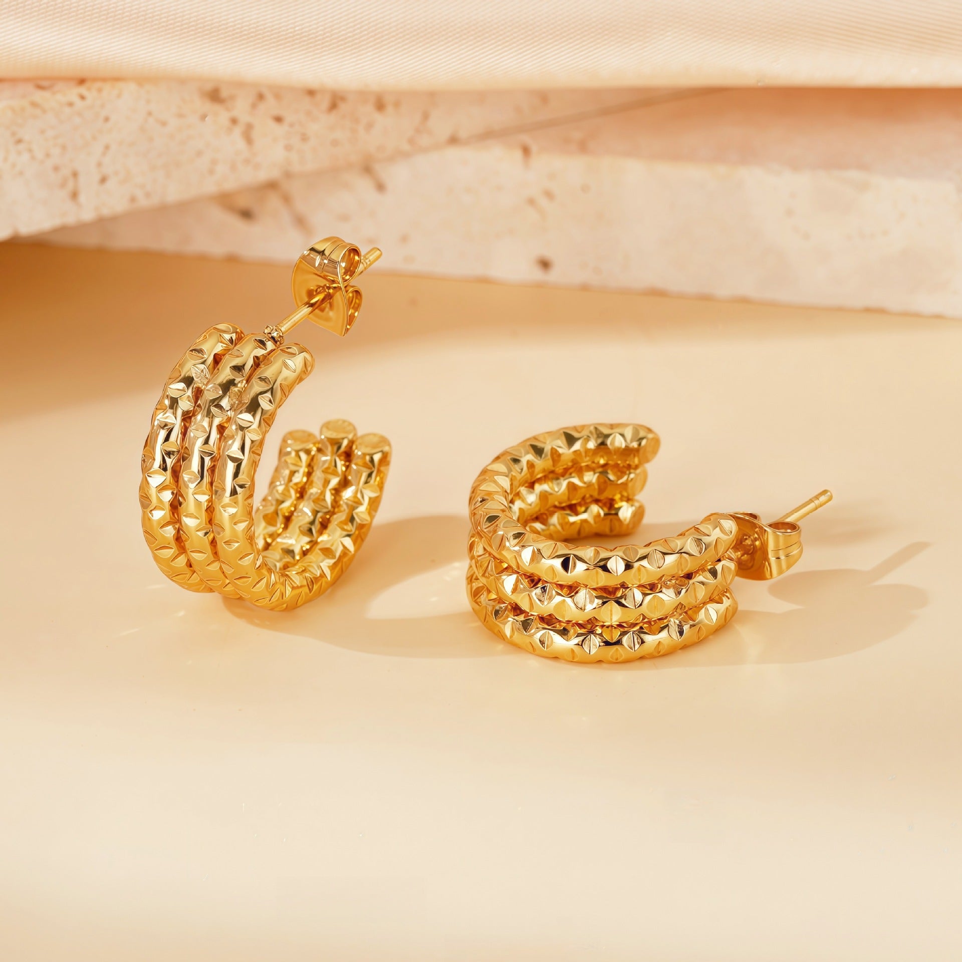 Wholesale titanium steel  non-fading earrings