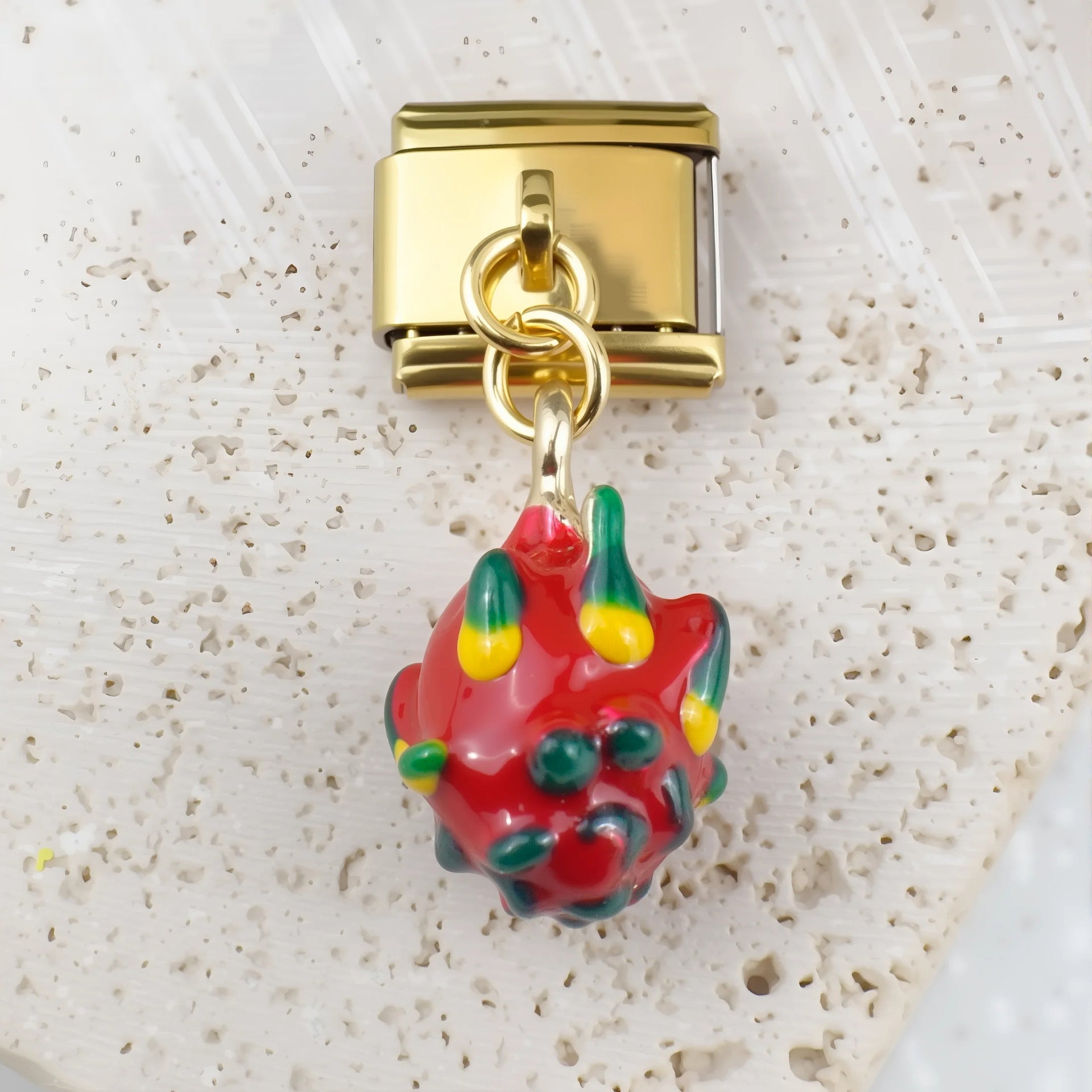 Wholesale 5pcs/ pack Nature Italian Charms Single Section Creative Stainless Steel Composable Bracelet