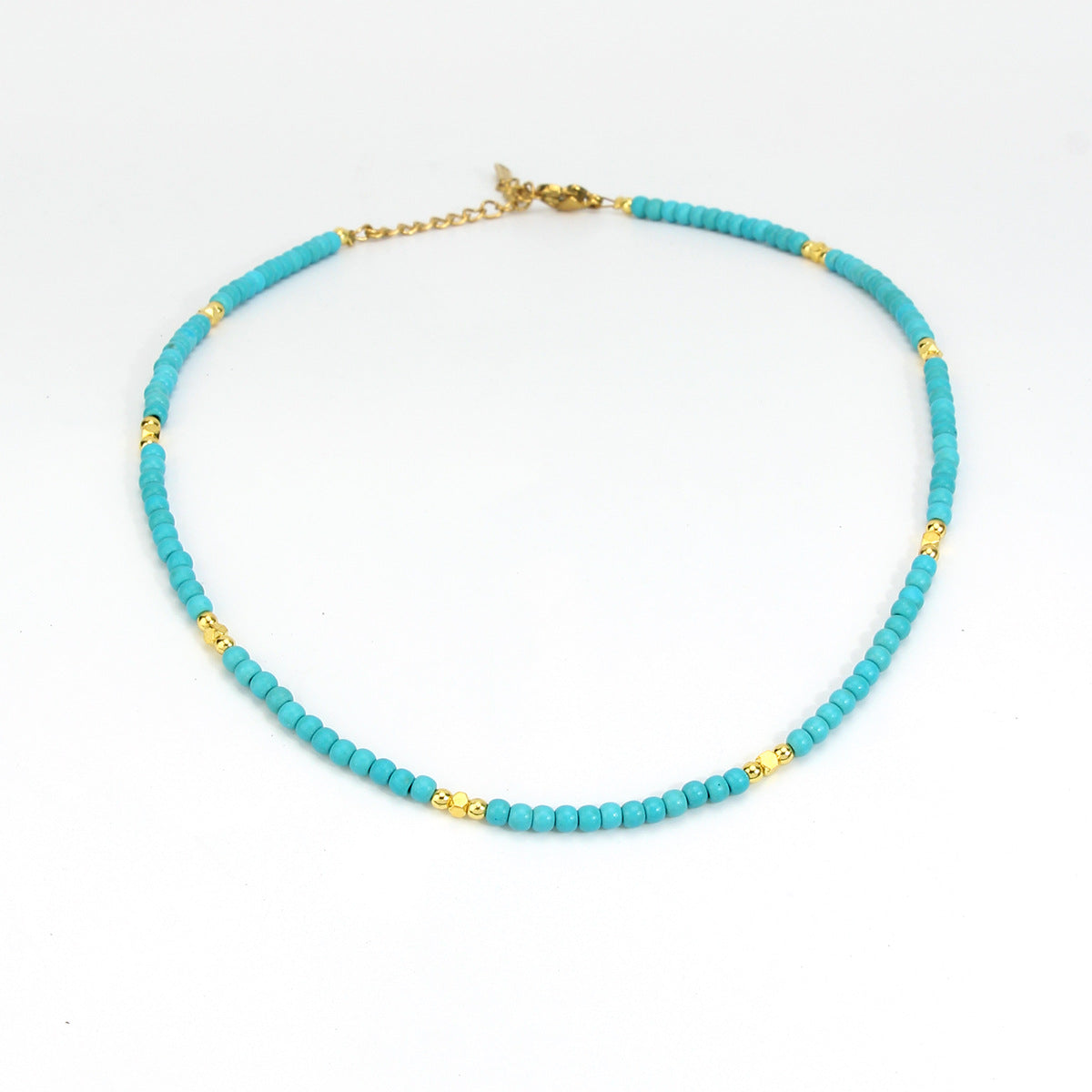 Wholesale Luxury Turquoise Beaded Clavicle Necklace