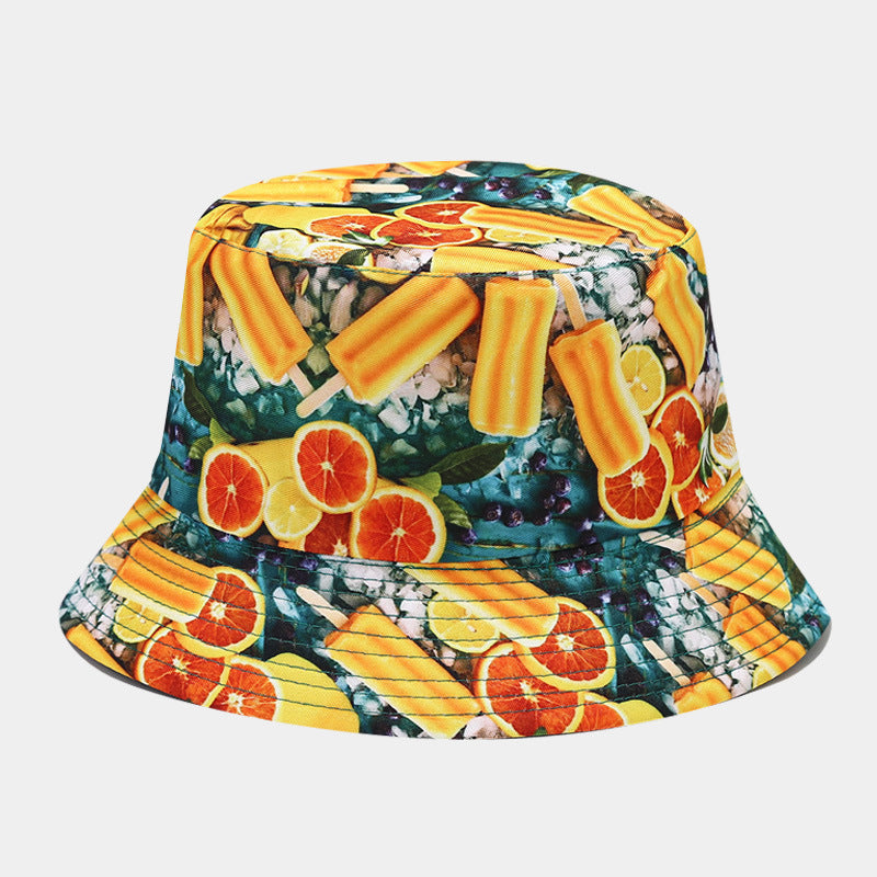 Wholesale fruit pattern bucket hat
