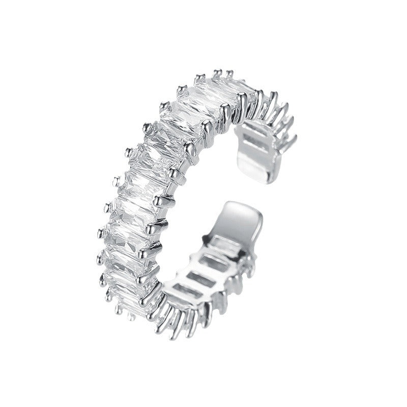 Wholesale  diamond ring row Diamond ring female zirconl ring