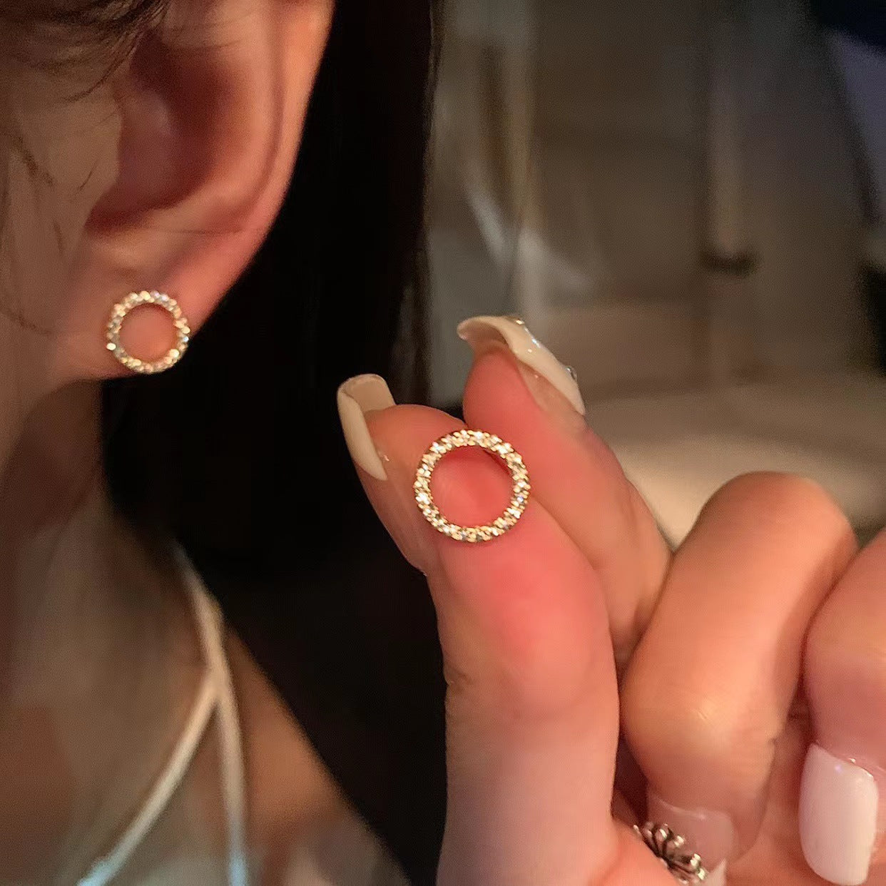 Wholesale  zircon fashion luxury earrings