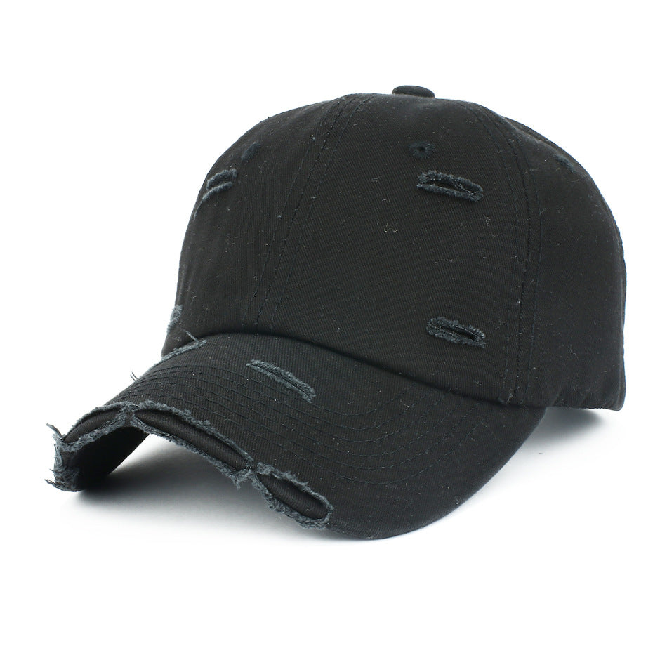 Wholesale Hole Baseball Cap Soft Top Cotton Hat ACC-HT-RongZhao019