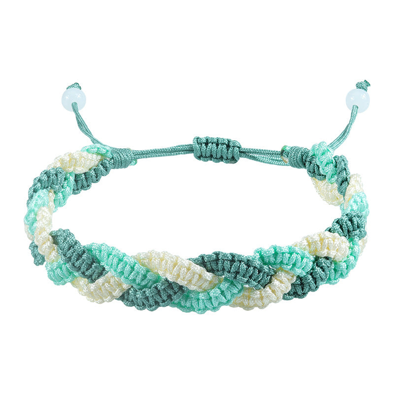 Wholesale Bohemian Braided Bracelet Macaron Splicing Color Multi-layer Bracelet ACC-BT-YiYe010