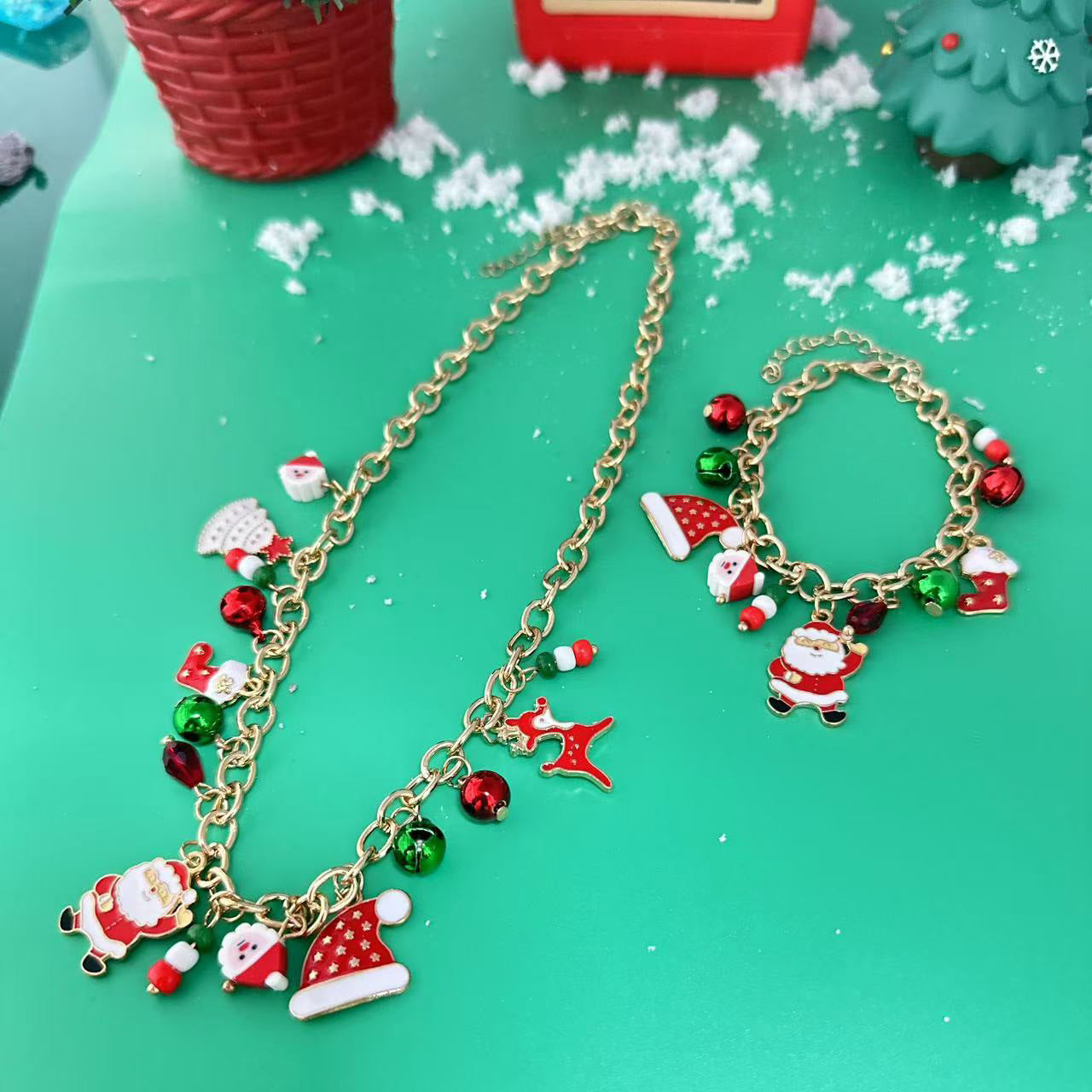 Wholesale Christmas Element Necklace