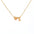 Wholesale light luxury love 18K gold stainless steel 26 letters necklace